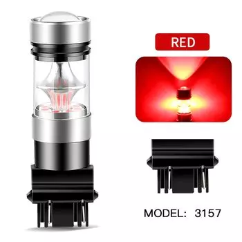 Светодиодсветильник лампа Canbus 3157 3057 T25 P27/7 Вт для JEEP Wrangler JK Grand Cherokee Liberty Commander Compass Patriot, 2 шт.