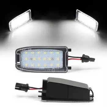 Светодиодсветильник подсветка для зеркала 2 шт. для Land Rover Discovery Freelander LR2 3 4 Range Rover Sport Volvo S60 S80 V70 XC70 XC90