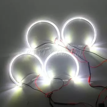 Светодиодсветодиодный ангельские глазки FSYLX для BMW E46, без ошибок, SMD, ангельские глазки E36, E38, E39, E46, проектор, белый, желтый, красный, синий, ангельские глазки