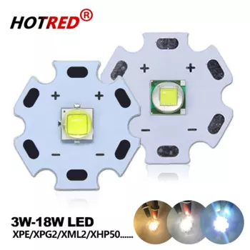 Светодиодная бусина HotRed 3W 5W 10W 18W для фонарей