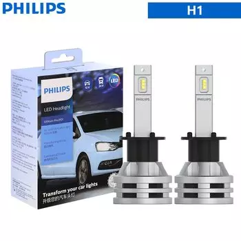 Светодиодсветодиодный лампы Philips H1 H3 H4 H7 H11 Ultinon Pro3101 12 В/24 В 6000K яркий белый HB3 9005 HB4 9006 HIR2 9012 для автомобильных фар светодиодный светодиодные лампы, 2x