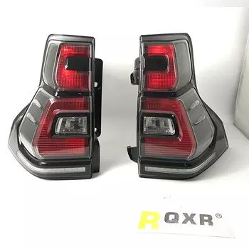 Светодиодсветодиодный задние фары в сборе для Toyota Land Cruiser Prado 2010-2018, указатели поворота + стоп-сигналы, 2 шт.