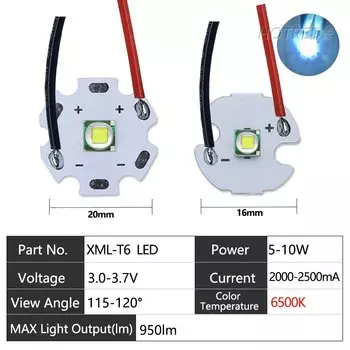 Светодиоды HotRed XLM T6 XMLL2 5050