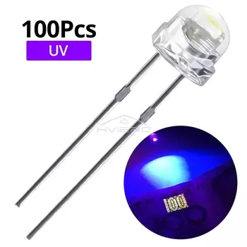 Светодиоды HVIERO 5mm УФ-фиолетовые