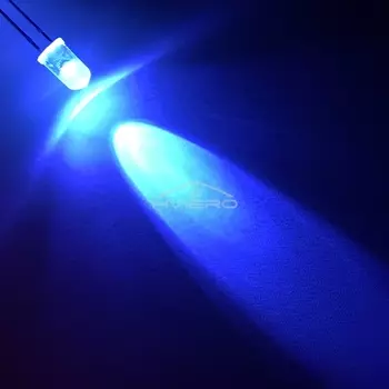 Светодиоды HVIERO F5 5 мм 100 шт