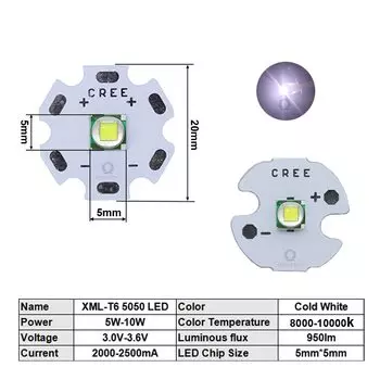 Светодиоды QINGYING 5W-10W 5050 теплый белый