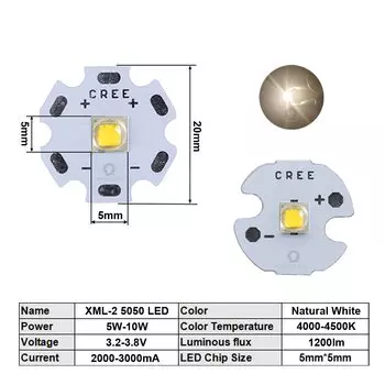 Светодиоды QINGYING 5W-10W T6
