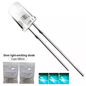 Светодиоды TiaoChongYi F5MM голубые 5мм