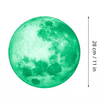 Светонакопительная наклейка на стену Луна DAY DAY FUN
