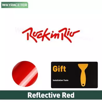 Светоотражающая Автомобильная наклейка Rock In Rio, графическая Виниловая наклейка для Volkswagen Polo, VW MK6, MK5, MK4, MK3, MK2, MK1, 6R, 9N, GTI 2024, аксессуары
