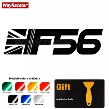 Светоотражающая графическая виниловая наклейка Union Jack для MINI Cooper S One JCW R56 R57 F55 F56 F57 F60 R60 R61 R50 R53 R52 R58 R59 F54 R55