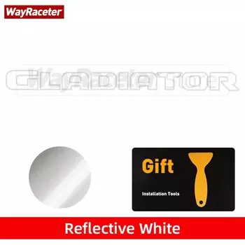 Светоотражающая крышка двигателя, боковая наклейка, бампер, крышка, полосы, аксессуары для Jeep Gladiator JT Pickup 2021 2022