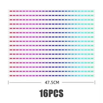 Светоотражающая лента, наклейки для велосипеда и мотоцикла, самоклеящийся отражатель, водонепроницаемые внешние аксессуары