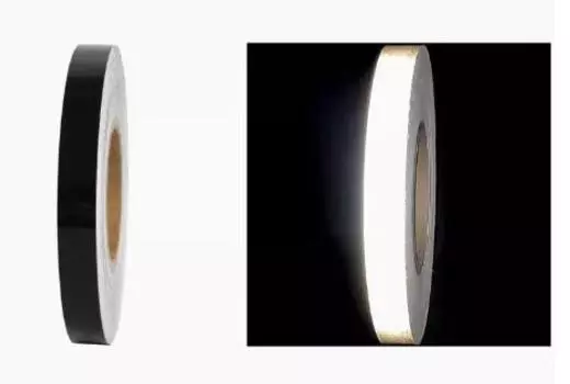 Светоотражающая лента Yemingduo черная 5 см