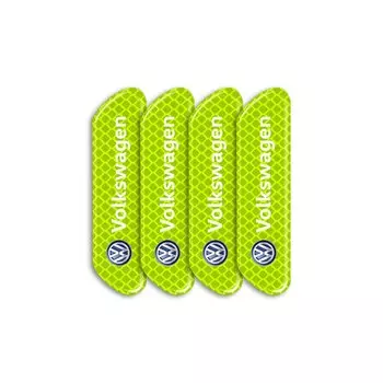 Светоотражающая наклейка на дверь автомобиля, предупреждение о открытии, отражающая лента, наклейка для Volkswagen VW GTI R Golf Amarok Phaeton Teramont ID3