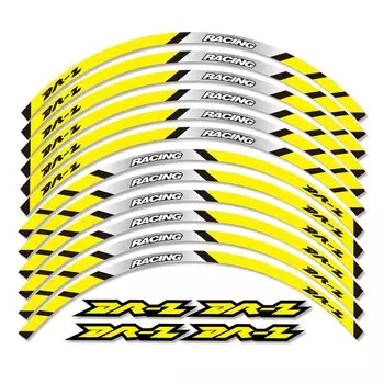 Светоотражающая наклейка на колесо для мотоцикла, модель 400 см для Suzuki DRZ400SM DRZ