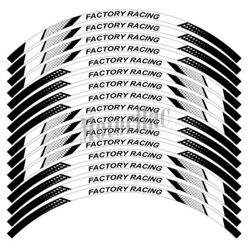 Светоотражающая наклейка на колесо мотоцикла, наклейка 10/12/17/18 дюймов, полоса обода, аксессуары для ступицы, водонепроницаемая для Ducati Honda Yamaha Suzuki KTM