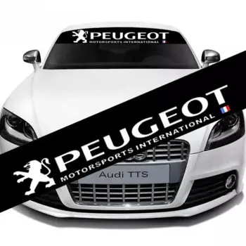 Светоотражающая наклейка на лобовое стекло автомобиля для Peugeot Logo 406 301 407 207 206 208 508 308 2008 307 4008 3008 5008 306 Украшение
