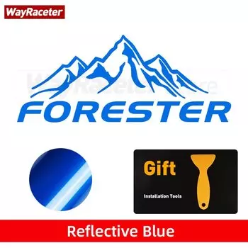 Светоотражающая наклейка на окно автомобиля, крыло, бампер, багажник 4X4, горная графика, Виниловая наклейка для Subaru Forester SF SG STI SH SJ SK Sport