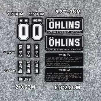 Светоотражающая наклейка NO.L093 OHLINS, аксессуар, модификация гоночной подвески, украшение, водонепроницаемая наклейка на мотоцикл для KTM