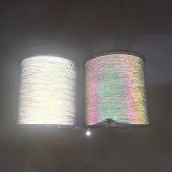 Светоотражающая нить Yemingduo 0,5 мм черная 10 м