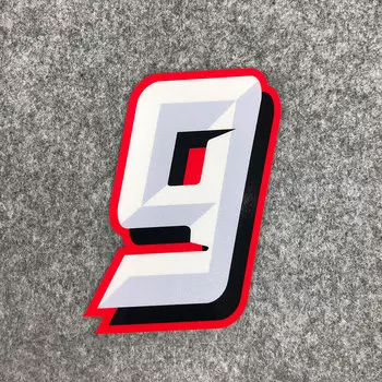 Светоотражающие арабские цифры, боковая полоса мотоцикла, наклейка с номером мотоцикла, автомобильная наклейка Rossi 46, Marquez 93 для YAMAHA Honda
