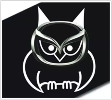 Светоотражающие автомобильные аксессуары Aliauto, мультяшная сова, автомобильная наклейка и наклейка, наклейка на заднюю часть для Mazda 2 3 6 cx 5 Cx7 mx 3 mx5