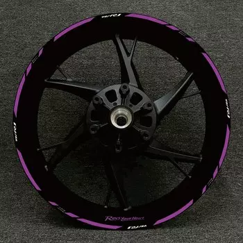 Светоотражающие аксессуары для мотоциклов, наклейка на колесо внутри ступицы, наклейки, полосатая лента на обод для YAMAHA MT03 MT07 MT09 YZF R1 R3 R6 FZ07