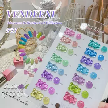 Светоотражающий Гель-лак для ногтей, 15 цветов, 15 мл