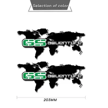 Светоотражающий обод для мотоцикла, водонепроницаемая наклейка для чемодана с шинами для BMW r 1200 gs Приключения мира, логотип мото R1200GS