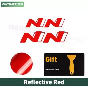 Светоотражающий высокотемпературный водонепроницаемый автомобильный тормозной суппорт наклейка для Hyundai i30 i20 Tucson Elantra Veloster Kona Sonata N Line