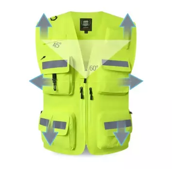 Светоотражающий жилет безопасности для работы, высококачественный жилет безопасности для езды на мотоцикле, светоотражающий флуоресцентный жилет с высокой видимостью