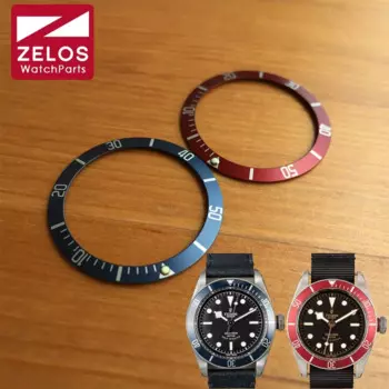 Светящаяся алюминиевая вставка безеля для автоматических часов Tudor Heritage Black Bay Bronze