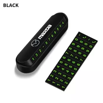 Светящаяся автомобильная временная парковочная карта, Стайлинг автомобиля, номер телефона, табличка для Mazda 3 6 Atenza Axela Demio CX3 CX5 MP MS, автомобильные товары