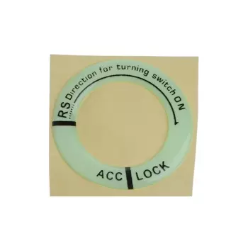 Светящаяся автомобильная зажигание для замка с ключом, декоративная наклейка для замочной скважины, наклейка, декор для Прямая