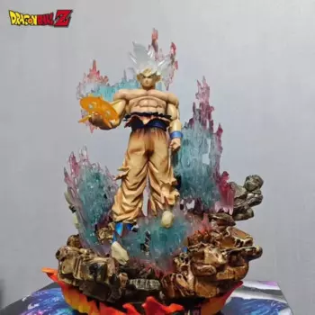 Светящаяся фигурка Гоку из м/ф «Драконий жемчуг»