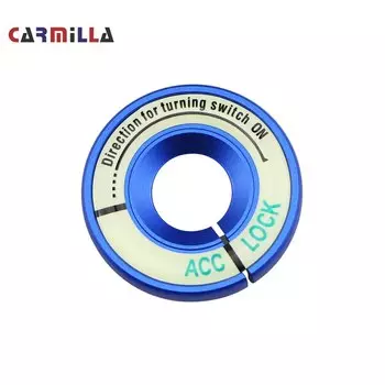 Светящаяся наклейка на ключ зажигания для Volkswagen VW Golf Jetta MK6 MK5 Polo Passat B5 B6 B7 для Skoda Octavia Fabia