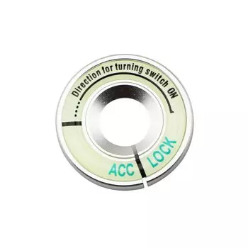 Светящееся кольцо для ключа зажигания автомобиля, отделка, фотообои для Volkswagen VW Golf 7 MK7 7,5 MK7.5 2013-2019, внутренние наклейки