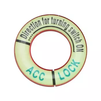 Светящиеся автомобильные аксессуары, кольцо-наклейка с отверстием для ключей для Citroen C-четыре C2 C4 C4L C5 Elysee, аксессуары для Peugeot