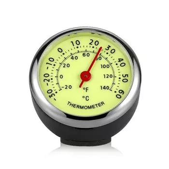 Светящиеся автомобильные часы, термометр, гигрометр, Автомобильные украшения, автомобильные часы, аксессуары для стайлинга автомобиля