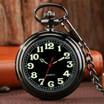 Светящиеся флуоресцентные кварцевые наручные часы с открытым лицом и арабскими цифрами