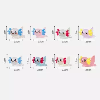 Светящиеся миниатюры аксолотлей KINGONEDOM