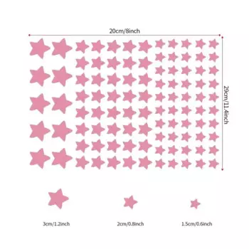 Светящиеся наклейки на стену 100 шт