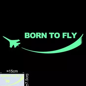 Светящиеся наклейки NICELET Мультяшные самолеты