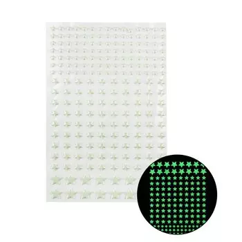 Светящиеся звезды и луна наклейки YONGSNOW