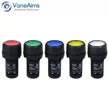 Светящийся кнопочный переключатель VaneAims EB2 220В
