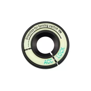 Светящийся защитный стикер с кольцом для ключей для Volkswagen VW Passat Bora POLO GOLF 4 5 6 Jetta MK5 MK6 Tiguan