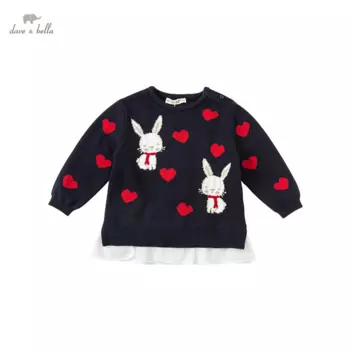 Свитер детский зимний, для девочек, DB18896