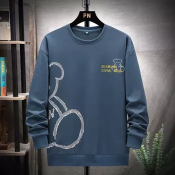Свитер мужской с круглым вырезом, обхват груди 145 см, 7XL, 6XL, 5XL, 4XL