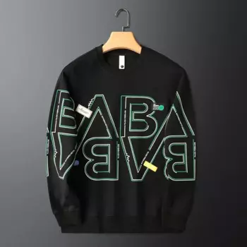 Свитер мужской с круглым вырезом, уличный пуловер в стиле хип-хоп, модная футболка с вышивкой и длинными рукавами, осень